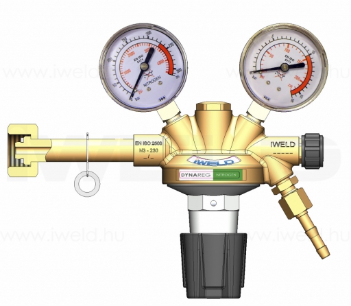 IWELD DYNAREG Nitrogén nyomáscsökkentő 230/10bar